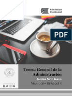 MANUAL UNIDAD 4 - Teoría General de La Administración