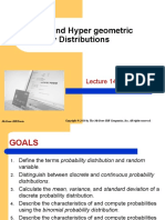 Statistics Chapter 6b (Binomial Probability)