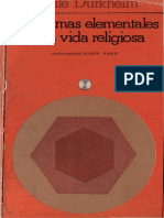 (1912) Durkheim Emile - Las Formas Elementales de La Vida Religiosa, Capítul