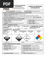 Hidrato de Hidracina Catalizada 35 HDS