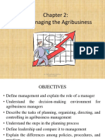 Chapter 2 - Managing The Agribusiness