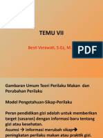 Gambaran Umum Teori Perilaku Makan Dan Perubahan Perilaku