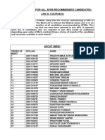 AFSB JAN23 - Merit List