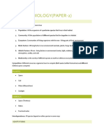 Ecology Biology (GCSE AQA)