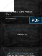 GE3 Mathematics in The Modern World: Rina A. Guingab, LPT