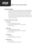 Fundamental Skills in Arnis - Striking