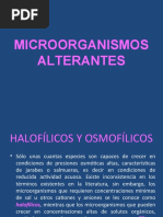 Microorganismos Alterantes