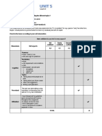 Unit 5 Self-Evaluation