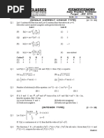 DPP (26-29) - 12th - Maths - 2015 - E