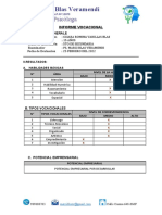 Informe Vocacional