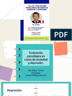 Evaluación de La Depresión y Ansiedad - 9 Octubre 2022