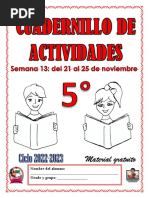 5° S13 Cuadernillo de Actividades (Anexos) Profa. Kempis