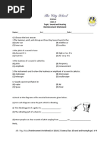 Science Class 8 Sound and Hearing