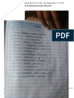 1.maths Test & Measurement Record