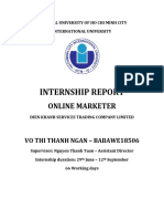 Mình Dc 88 Điểm Nha - Vo Thi Thanh Ngan - Internship Report