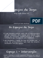 Os Espacos de Jogo - Jorge Raffo