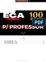 ECA 100 QUESTÕES para Professor