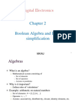 Chapter - 2 Boolean Algebra and Logic Simplification