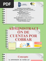 Exposición-Administración de Cuentas Por Cobrar