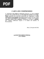 Carta de Compromiso