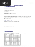 Airworthiness Directive: Federal Register Information Header Information