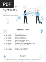 Week 13 Chapter 9 Synthesis