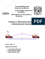 Práctica 2 - Movimiento Rectilíneo Uniformemente Acelerado