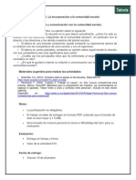 3.-La Relación y Comunicación Con La Comunidad Escolar.