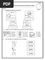 Examen Bimestral III de Razonamiento Verbal