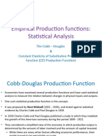 Cobb-Douglas Production Function