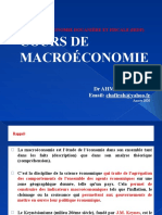 Cours de Macroéconomie: Institut D'Economie Douanière Et Fiscale (Iedf)