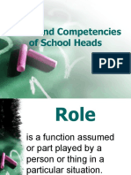 Educ 18 Chapter 12 Roles and Competencies of School Heads Group 6 BSED III