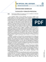 Real Decreto 243:2022 Del 5 Abril de 2022 Ordenación y Las Enseñanzas Mínimas Del Bachillerato