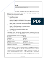 Unit One Sampling and Sampling Distribution