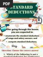 Q2 W5 BM Standard Deductions..