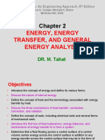 Chapter (2) - Energy Transfer and General Energy Analysis