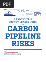 Nebraska Landowner and County Leader Guide To Carbon Pipeline Risks (December 2022)