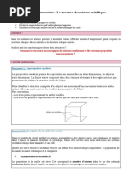 Activite Documentaire 2 Les Metaux