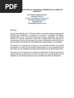 Abstract - Estimación Del Work Index Por El Metodo de Chakrabarti. EV