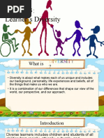 Learners Diversity