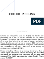 Cursor Handling: Sbop Oracle Training at Tiet