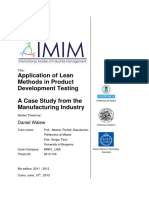 Application of Lean in Prod Develop