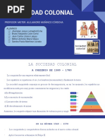 La Sociedad Colonial