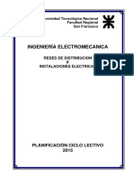 Redes de Distribucion e Instalaciones Electricas