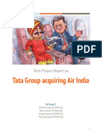 Group 5 Project Report Tata Group Acquiring Air India PDF