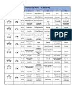 Semana de Prova - 4° BIM