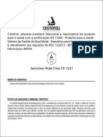 Autoclave Cristófoli Vitali Class Manual de Operação