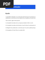 Formato de Cotizacion en Excel