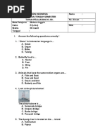 Soal PTS B Inggris Kelas 5 Ganjil