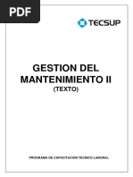 Curso-Tecsup Gestion Del Mantenimiento II